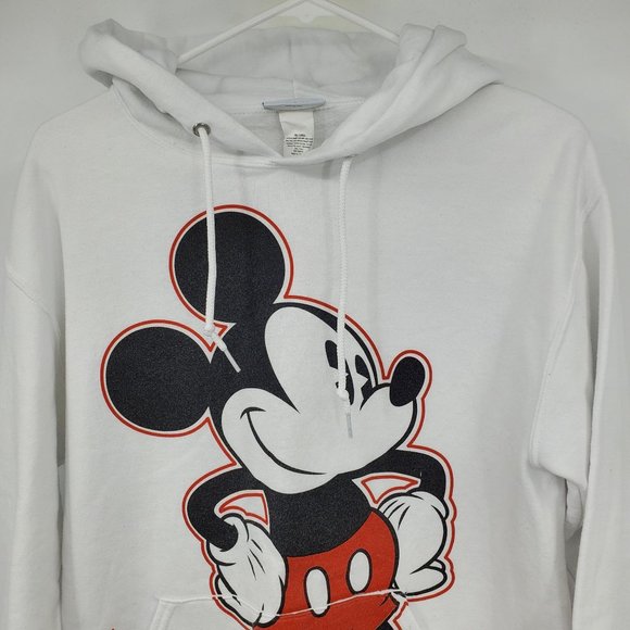 Disney Parks Front Graphic Logo Long Sleeved Hooded Sweatshirt Small - Picture 7 of 10